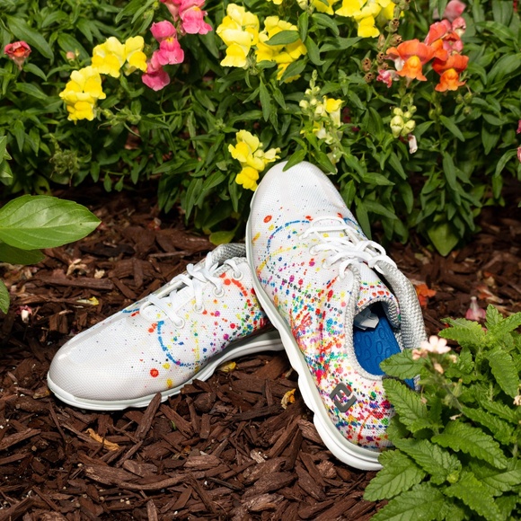 Empower Golf Shoes Paint Splatter 